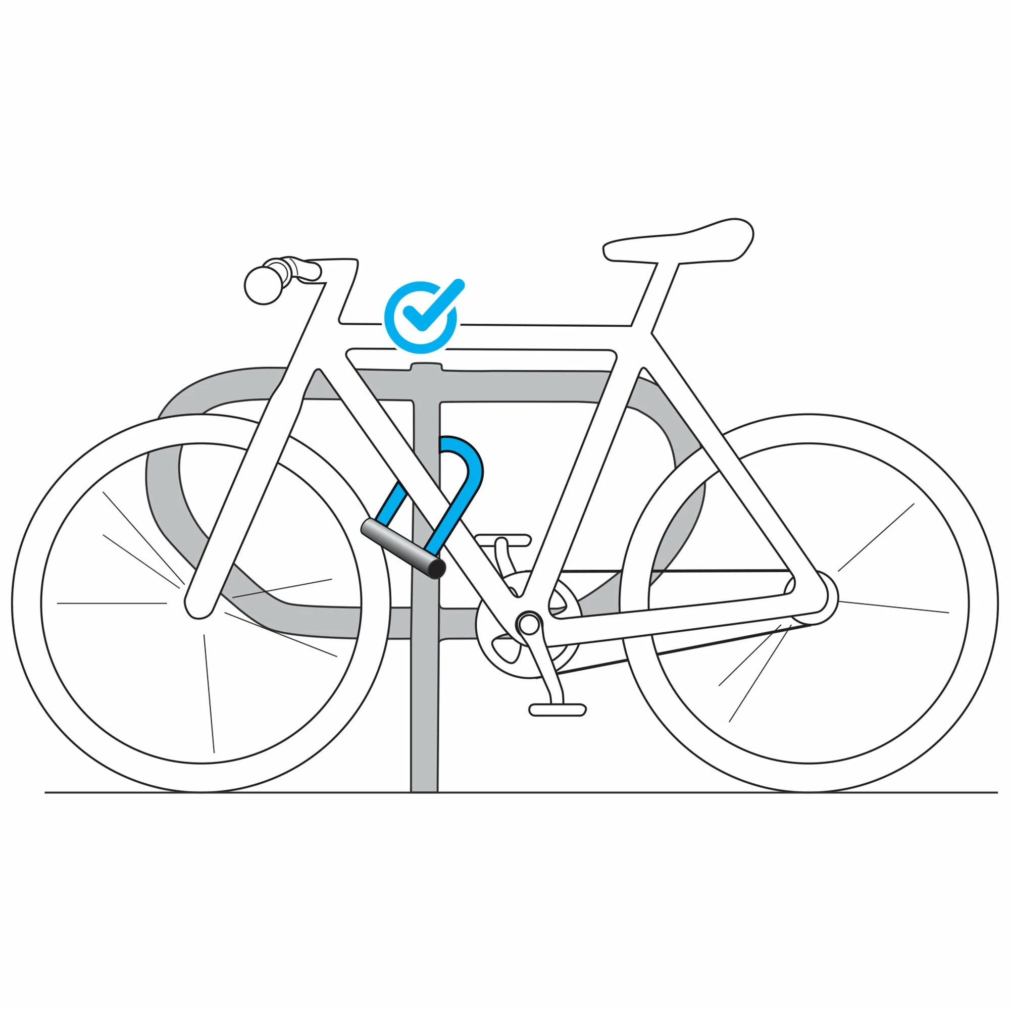 Elops 500 Bike D-Lock 6 Elops 500 Bike D-Lock - Image 6