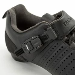 Road And Gravel Cycling Leather Lace-Up SPD Shoes GRVL 520 - Black -clothing Shop 8403019 product image 1600523