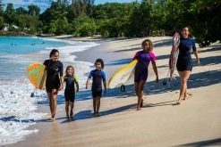 Olaian 100 Neoprene Springsuit Surfing Wetsuit Back Zip Shorty 1.5mm Kids -clothing Shop 8403220 context image 1808979