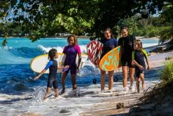 Olaian 100 Neoprene Springsuit Surfing Wetsuit Back Zip Shorty 1.5mm Kids -clothing Shop 8403222 context image 1808977