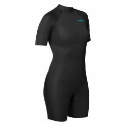 Olaian 100 Neoprene Springsuit Surfing Wetsuit Back Zip Shorty 1.5mm Women -clothing Shop 8403223 product image 2022096