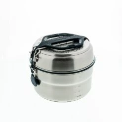 Quechua Non-Stick Stainless Steel 4-Person 24-Piece Camp Cookset 3.5 L -clothing Shop 8492729 product image 1672288