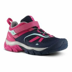 Quechua Crossrock Rip-Tab Hiking Shoes Girls' 19 Quechua Crossrock Rip-Tab Hiking Shoes Girls' -clothing Shop 8493356 sign kit image 1865687