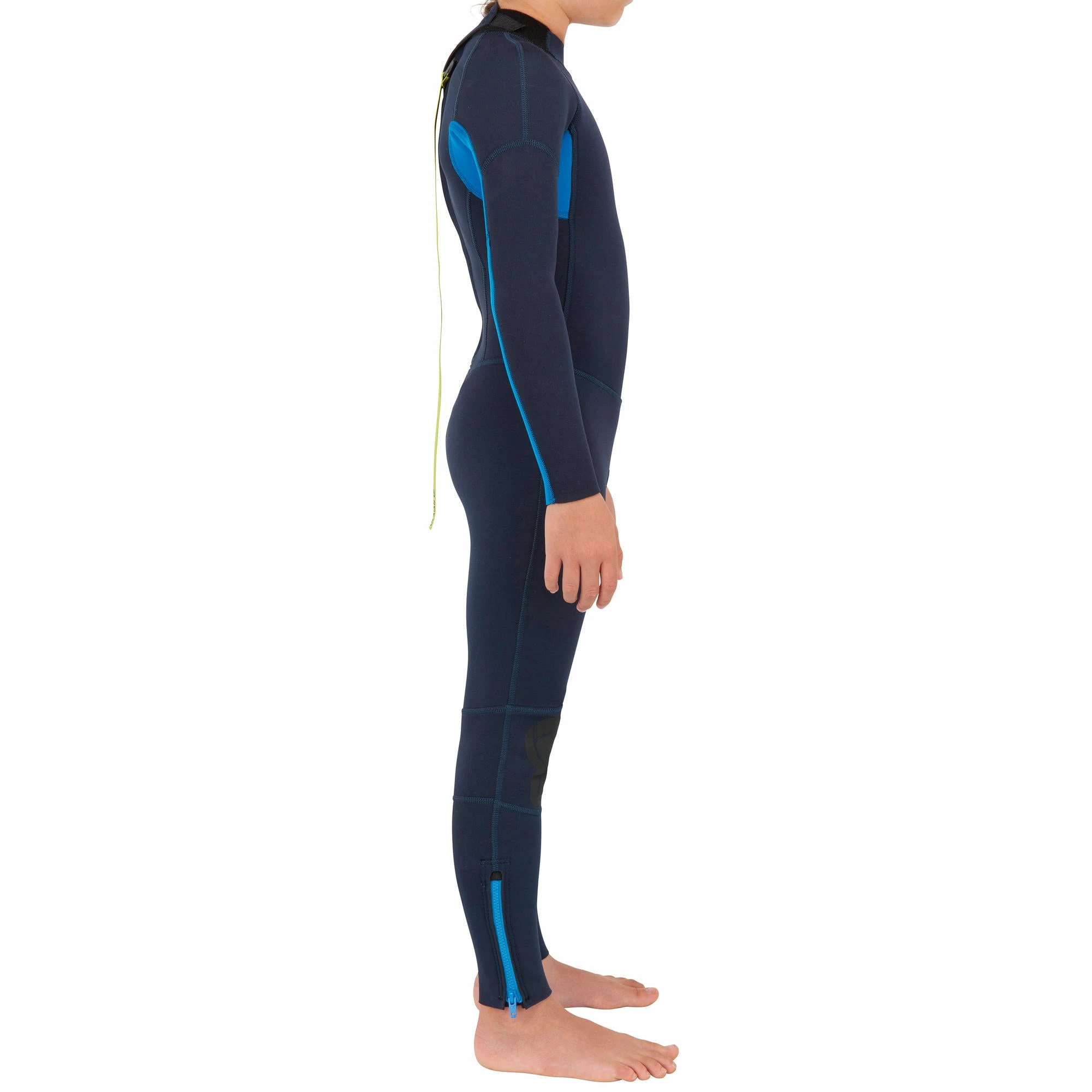 Olaian 100 Neoprene Surfing Full Wetsuit Back Zip 2mm Kids 11 Olaian 100 Neoprene Surfing Full Wetsuit Back Zip 2mm Kids - Image 11