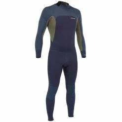 Olaian 500 Stretch Neoprene Surfing Full Wetsuit Back Zip 3/2mm Men