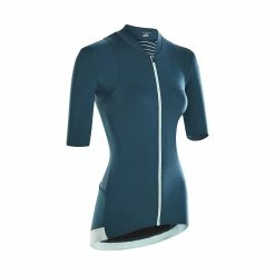 Women's Short-Sleeved Cycling Jersey Racer - Emerald