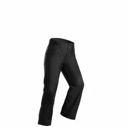 WEDZE MEN'S WARM SKI TROUSERS 180 - BLACK -clothing Shop 8563078 sign kit image 1860715