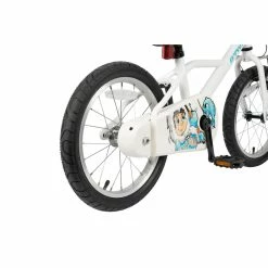 Btwin 100 Frosty Blue Hybrid Bike 16" Kids 3'7" To 4'0" -clothing Shop 8629868 product image 1921327