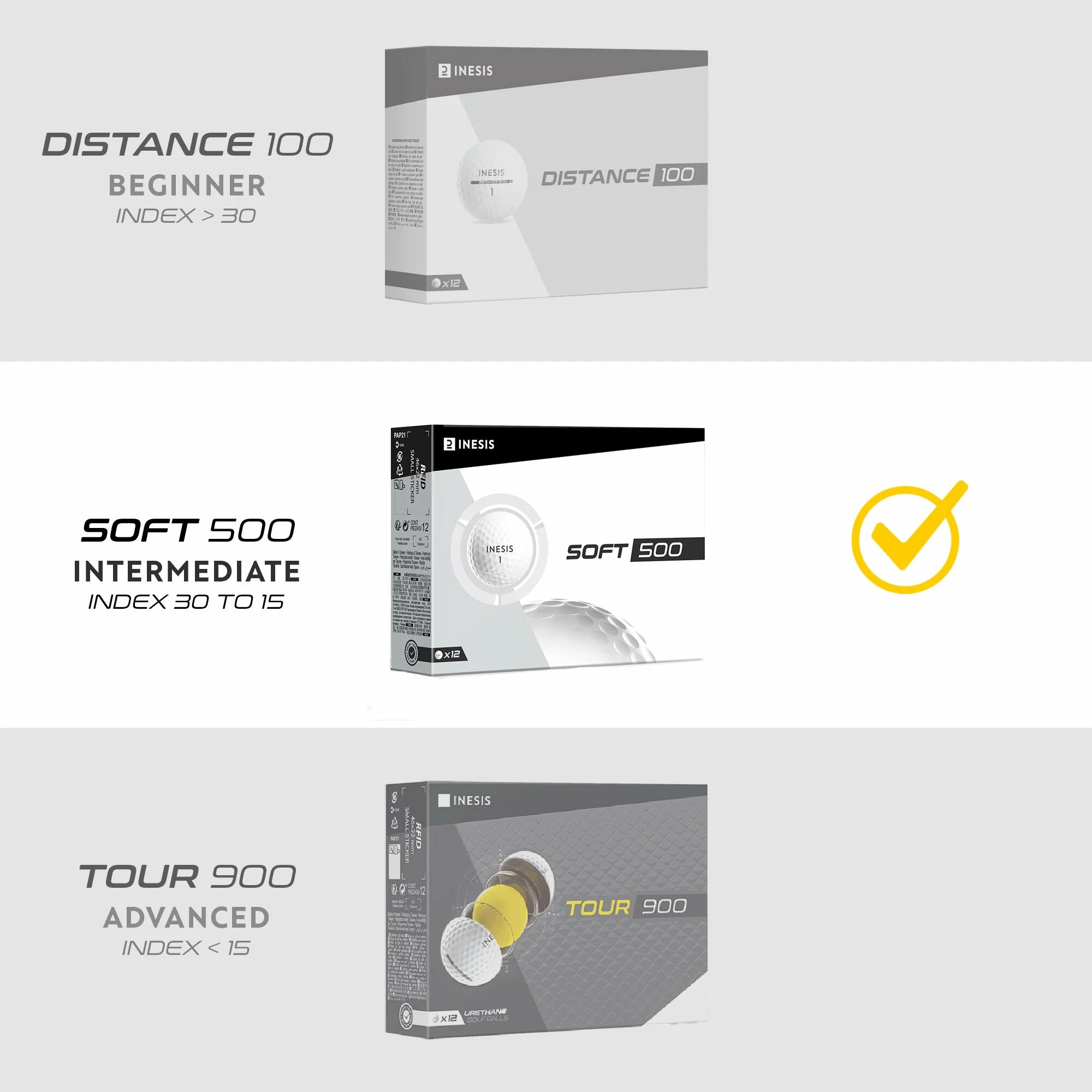 Matte Golf Balls Soft 500 - 12 Pack 13 Matte Golf Balls Soft 500 - 12 Pack - Image 13