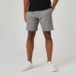 Men's Fitness Shorts 500 Essentials - Grey