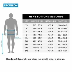 Quechua Men's MH100 Hiking Shorts -clothing Shop Men s Bottoms Size Guide 8493697