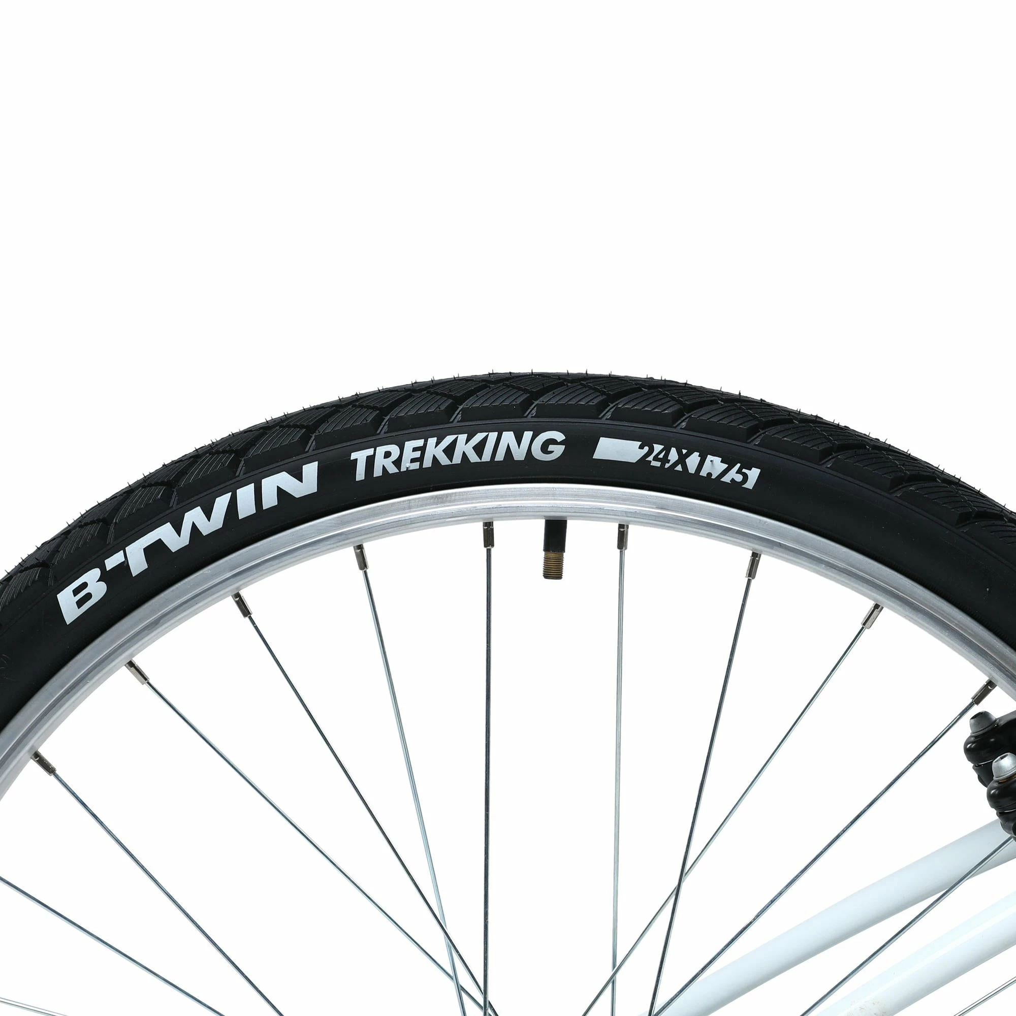 Btwin Original 100, Hybrid Bike, 24", Kids 4'5" To 4'11" - Image 7